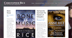 Desktop Screenshot of christopherricebooks.com