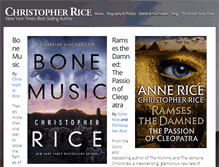 Tablet Screenshot of christopherricebooks.com